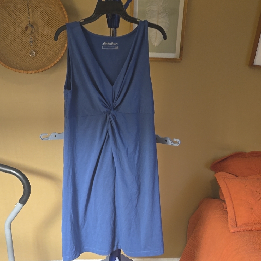Eddie Bauer Blue Midi Dress